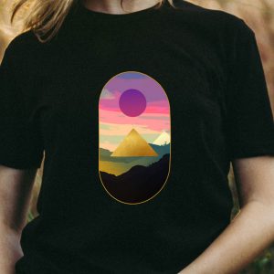 Gold Pyramid Sunset Shirt